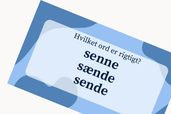 Aktivitetskort med stumme bogstaver