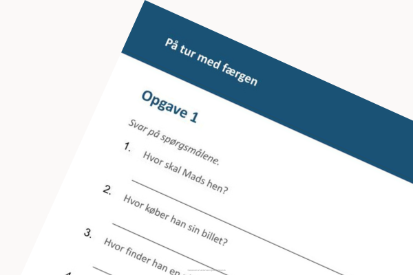 Uddrag af opgave om at sejle i Danmark til DU2